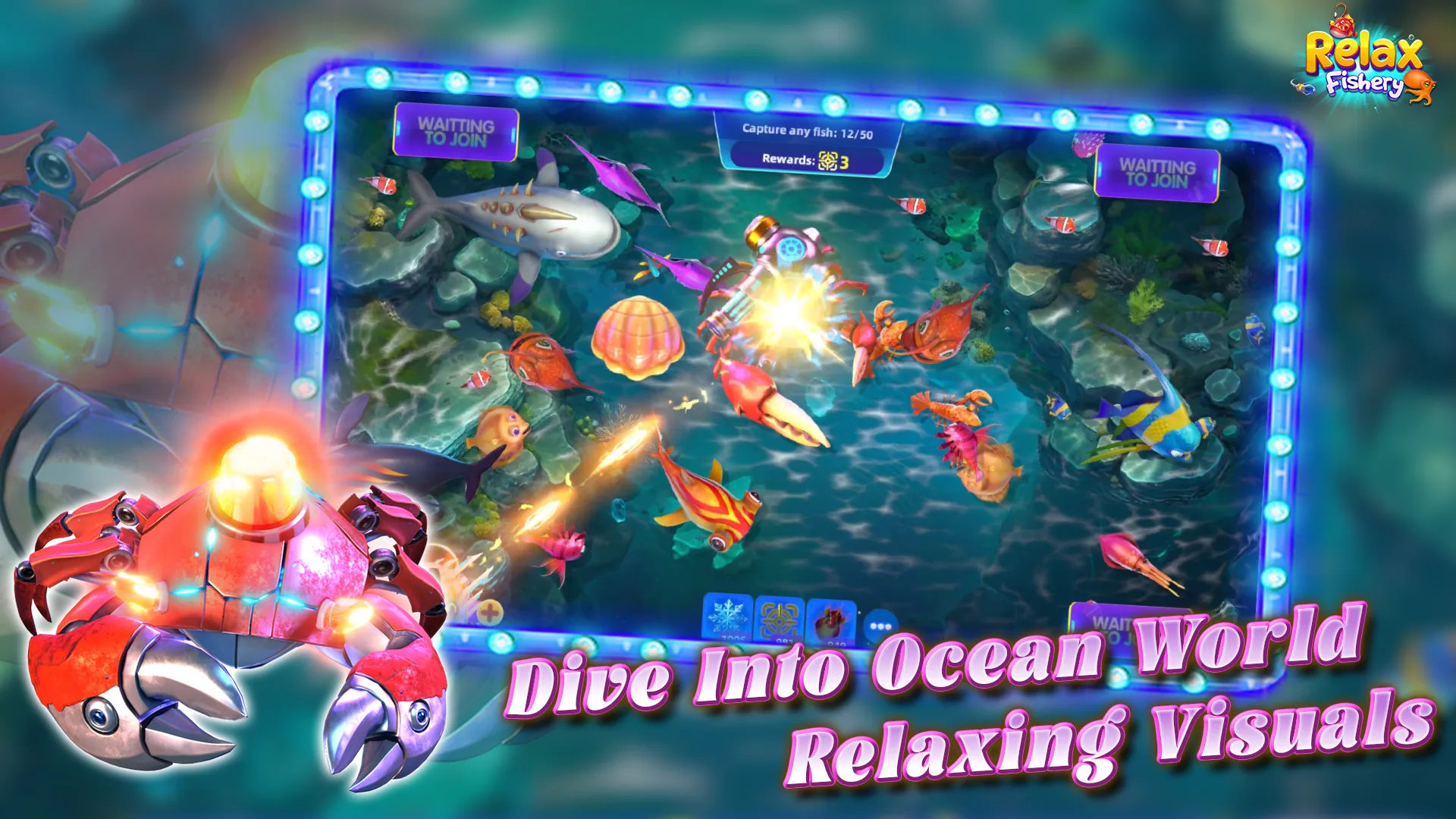 Relax Fishery underwater action