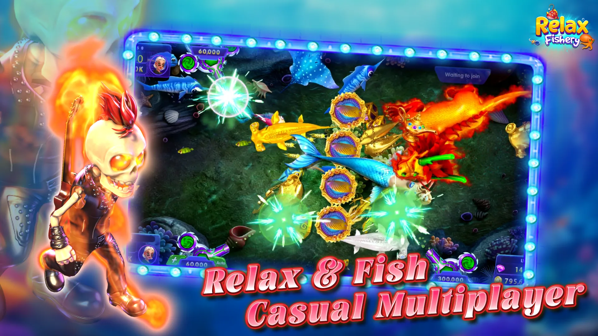 Relax Fishery casual multiplayer gameplay